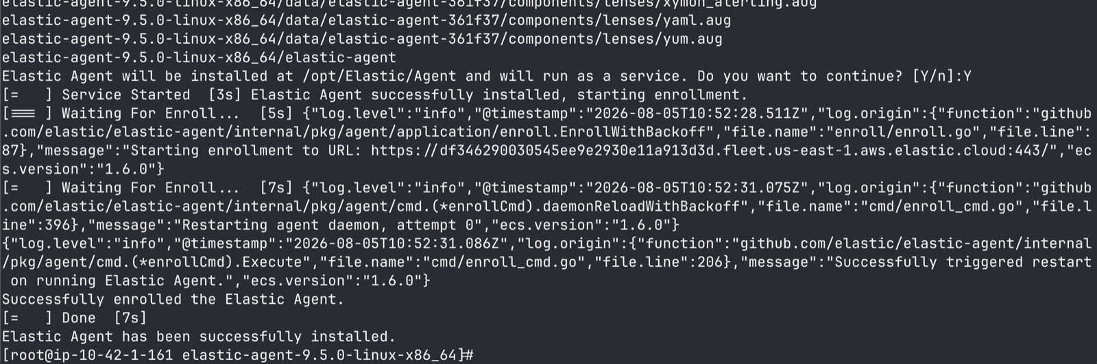 Add agent step 1